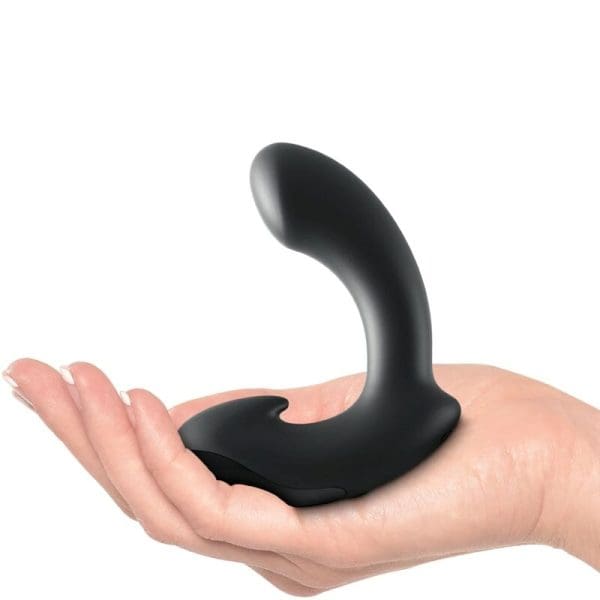 SIR RICHARDS - BLACK SILICONE P-POINT PROSTATE MASSAGER 4